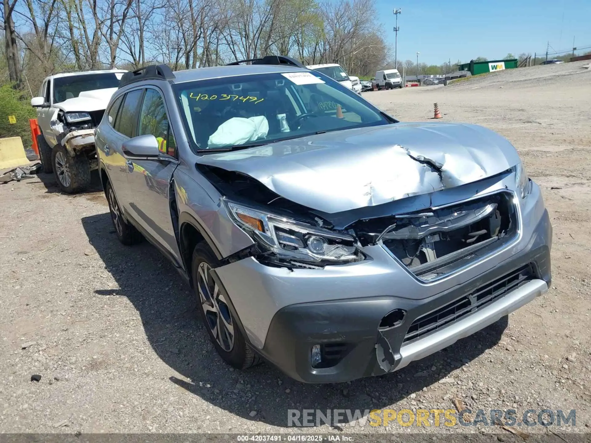 1 Фотография поврежденного автомобиля 4S4BTAMC4M3183350 SUBARU OUTBACK 2021