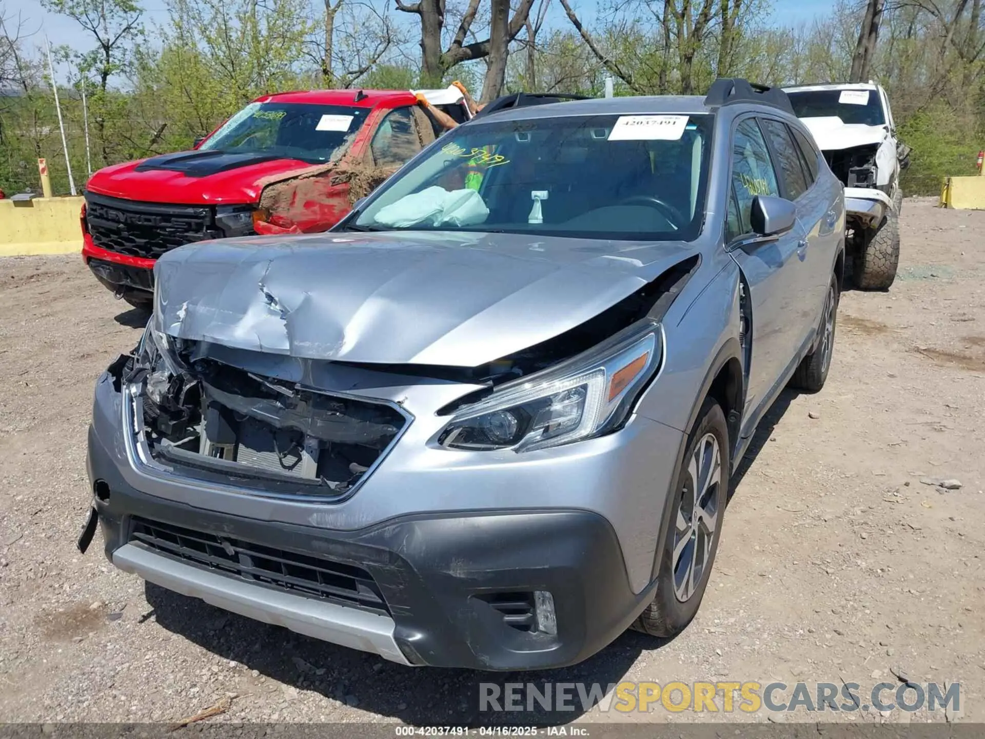 2 Фотография поврежденного автомобиля 4S4BTAMC4M3183350 SUBARU OUTBACK 2021