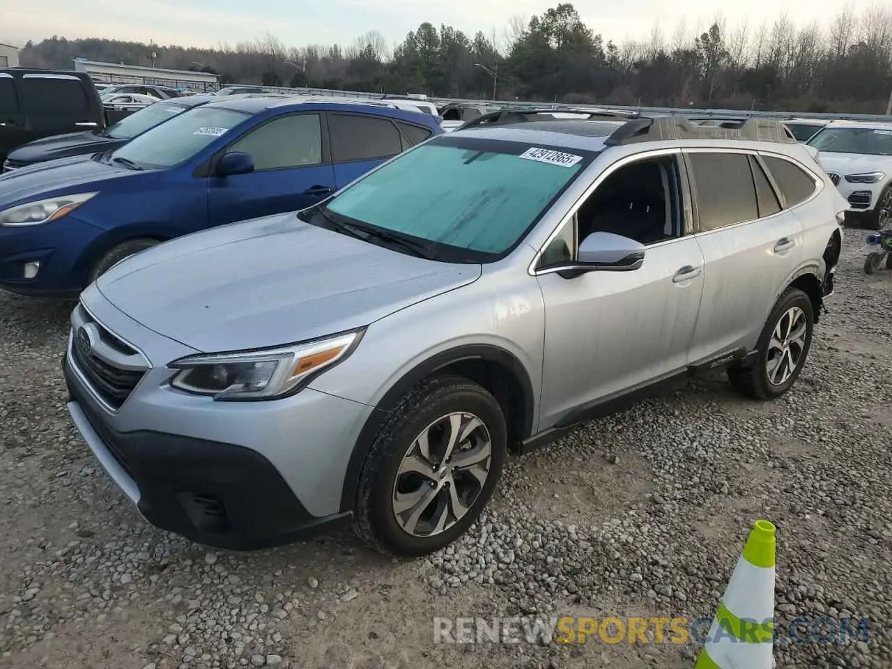 1 Photograph of a damaged car 4S4BTANC2M3160468 SUBARU OUTBACK 2021