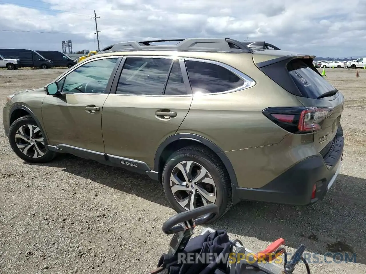 2 Photograph of a damaged car 4S4BTANC4M3149472 SUBARU OUTBACK 2021