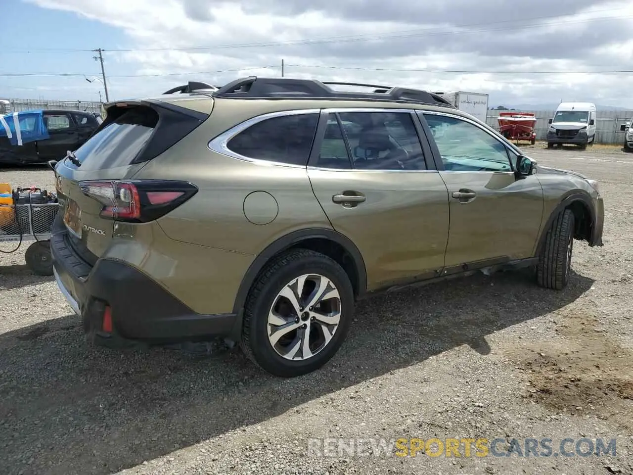 3 Photograph of a damaged car 4S4BTANC4M3149472 SUBARU OUTBACK 2021
