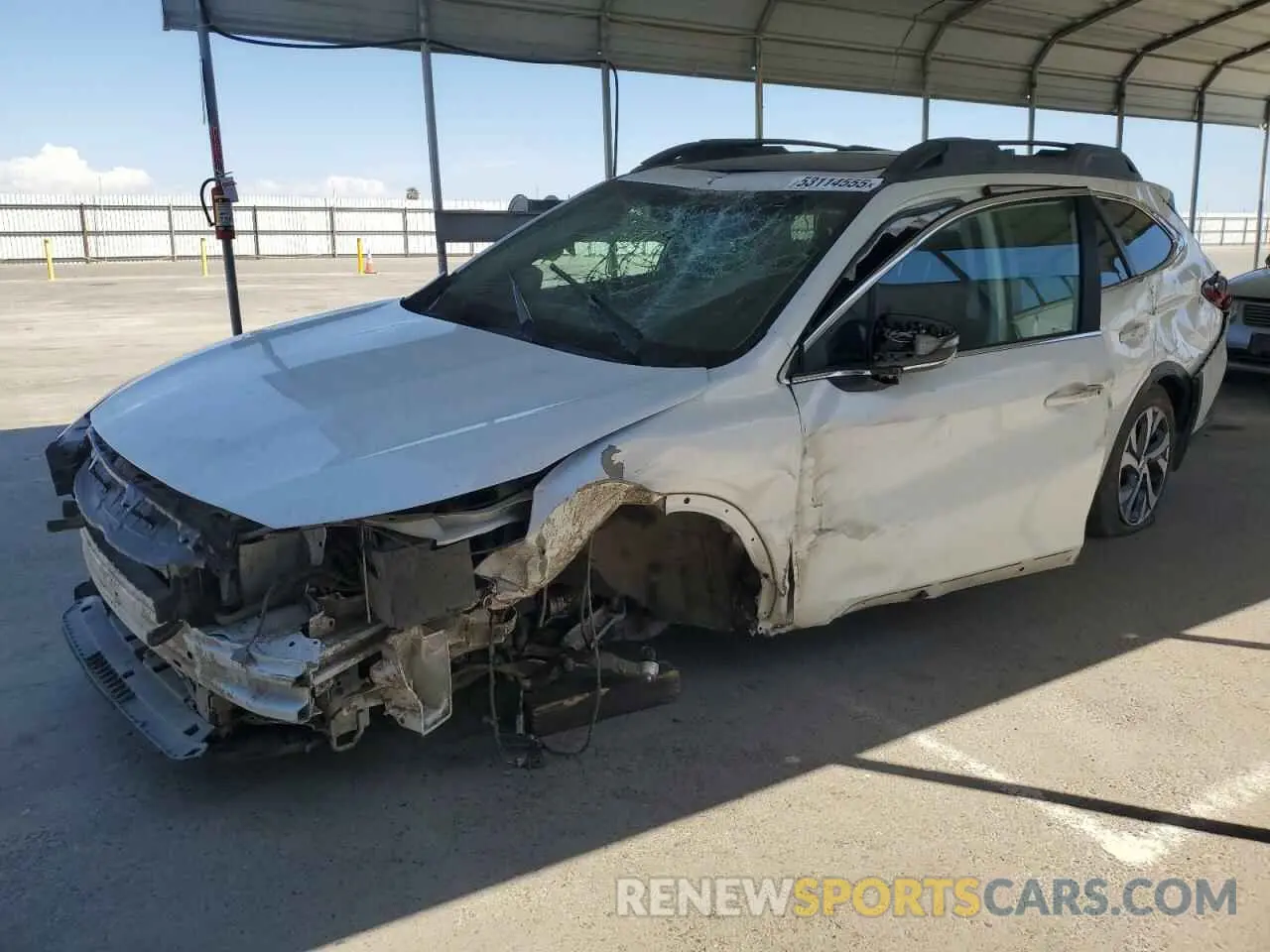 1 Photograph of a damaged car 4S4BTANC4M3150010 SUBARU OUTBACK 2021