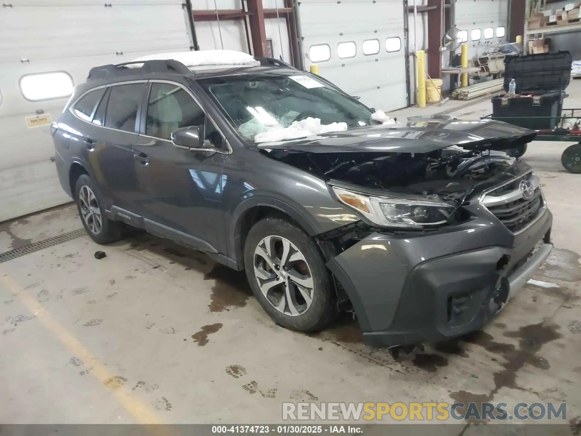 1 Photograph of a damaged car 4S4BTANC8M3108035 SUBARU OUTBACK 2021