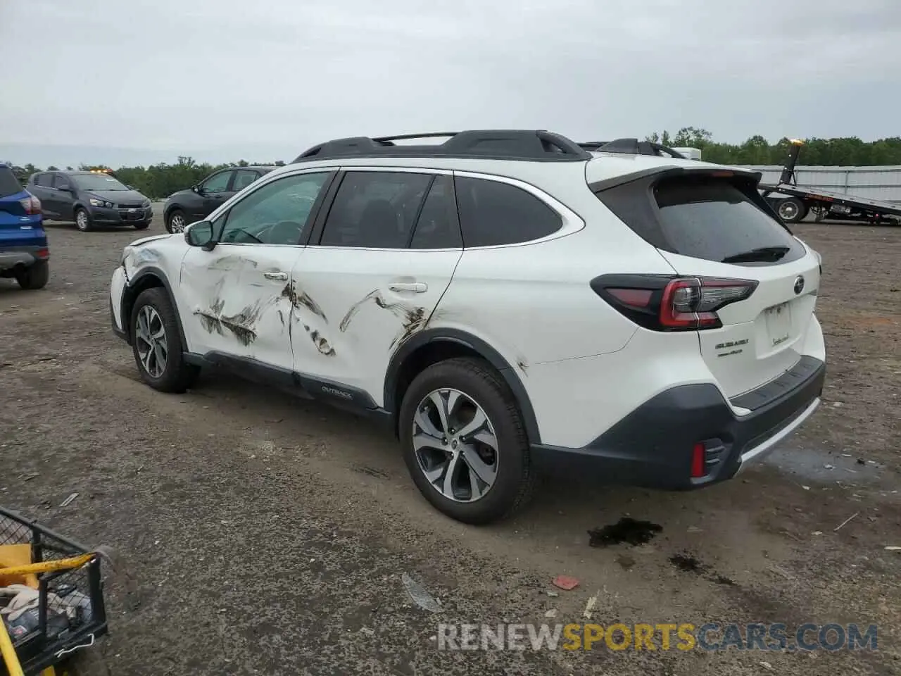 2 Photograph of a damaged car 4S4BTANC9M3168521 SUBARU OUTBACK 2021