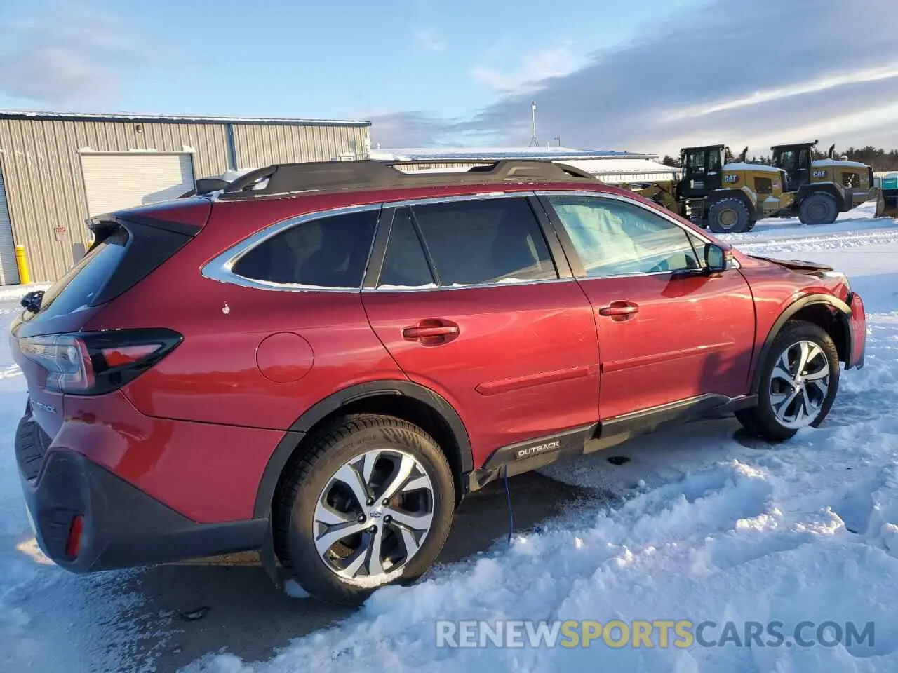 3 Photograph of a damaged car 4S4BTANCXM3118968 SUBARU OUTBACK 2021