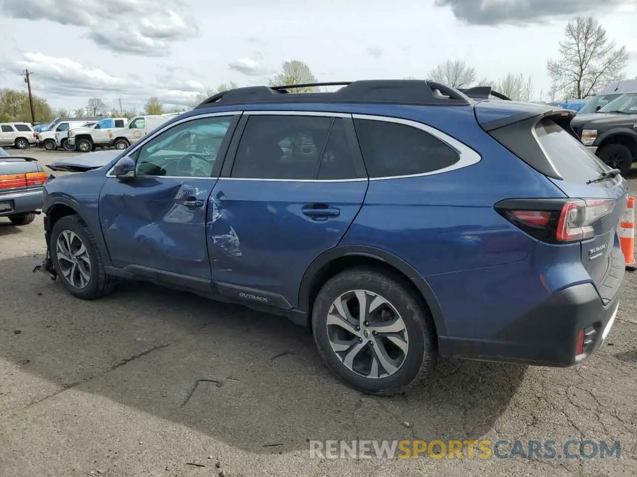 2 Photograph of a damaged car 4S4BTANCXM3142008 SUBARU OUTBACK 2021