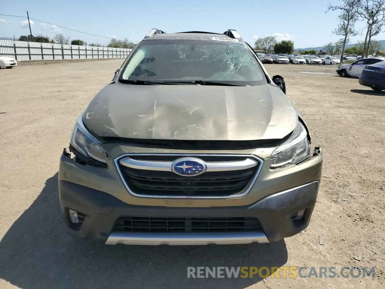 5 Photograph of a damaged car 4S4BTAPC0M3107779 SUBARU OUTBACK 2021