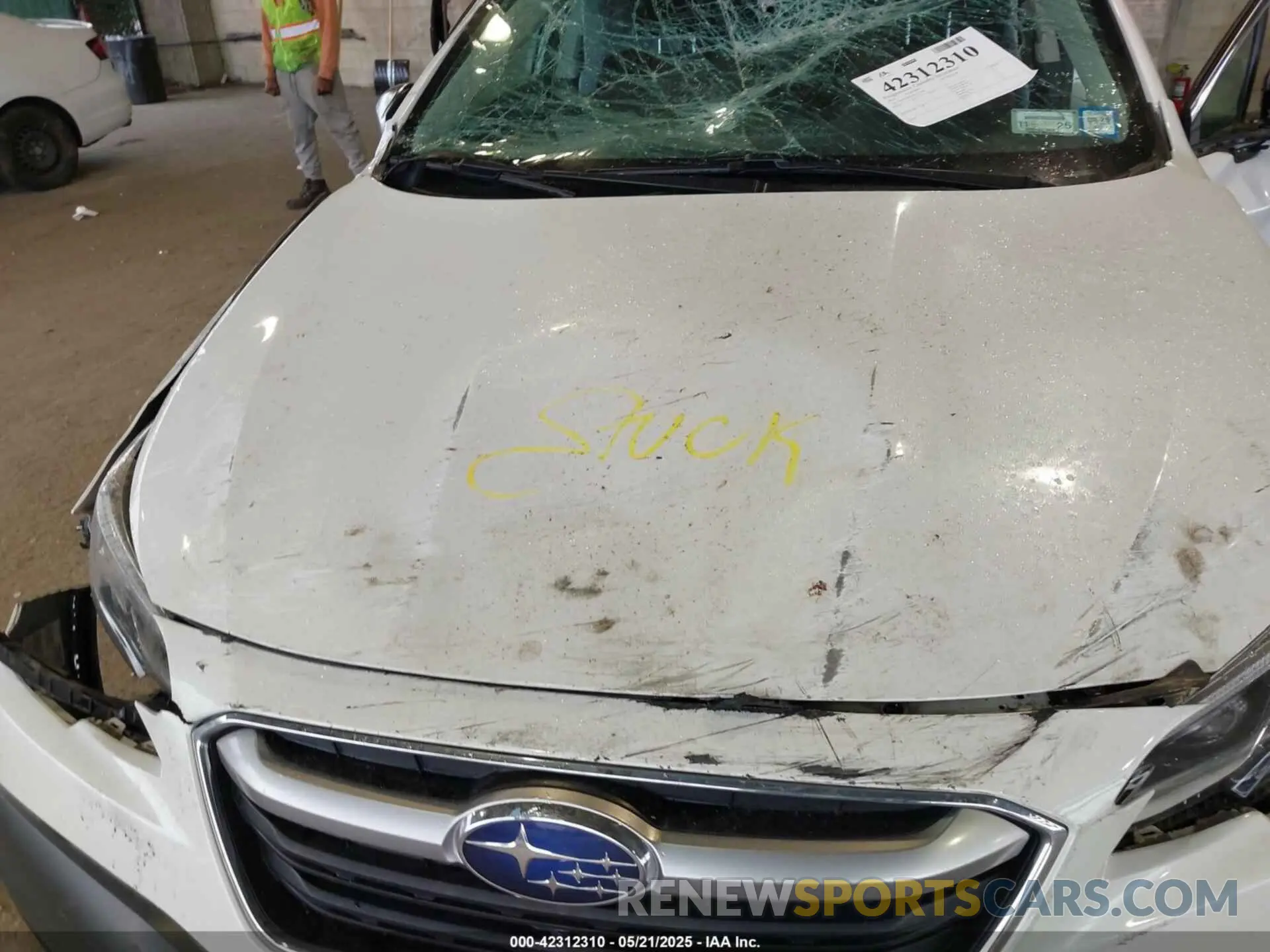 10 Photograph of a damaged car 4S4BTAPC0M3222768 SUBARU OUTBACK 2021
