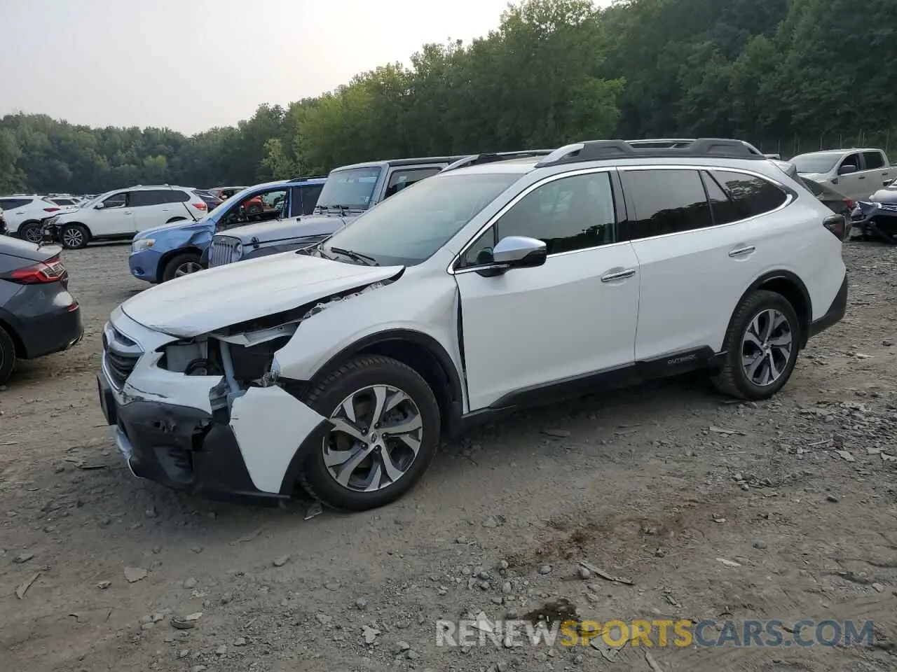 1 Photograph of a damaged car 4S4BTAPC1M3136188 SUBARU OUTBACK 2021