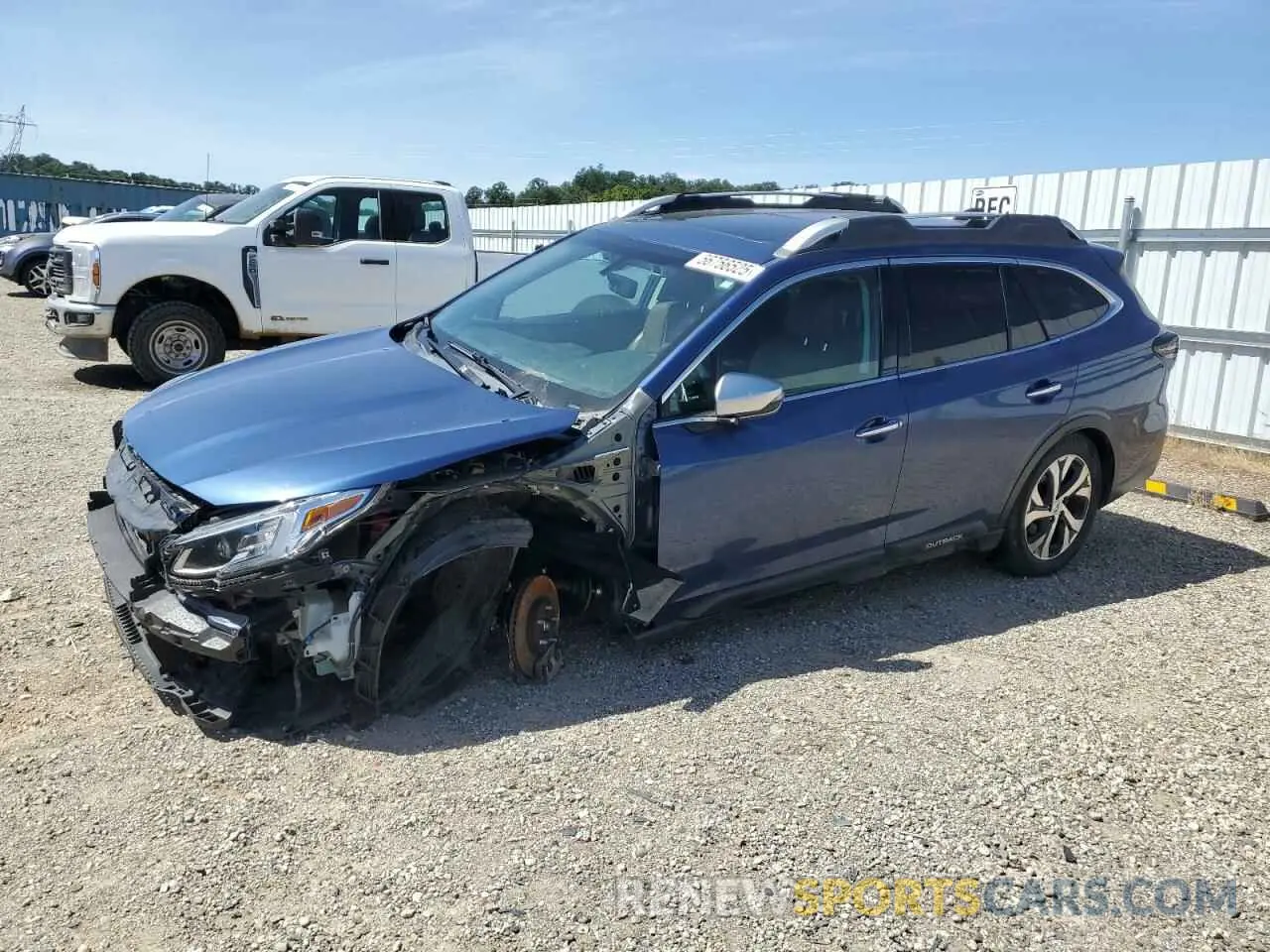 1 Photograph of a damaged car 4S4BTAPC2M3106567 SUBARU OUTBACK 2021