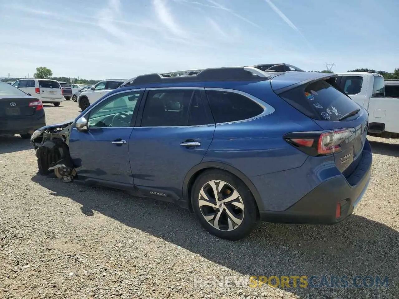 2 Photograph of a damaged car 4S4BTAPC2M3106567 SUBARU OUTBACK 2021