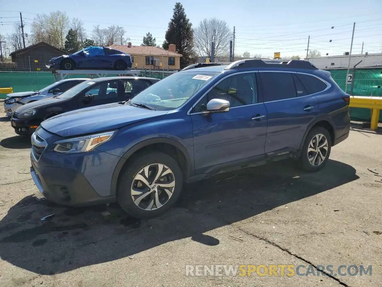 1 Photograph of a damaged car 4S4BTAPC5M3215461 SUBARU OUTBACK 2021