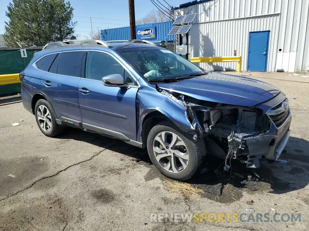 4 Photograph of a damaged car 4S4BTAPC5M3215461 SUBARU OUTBACK 2021