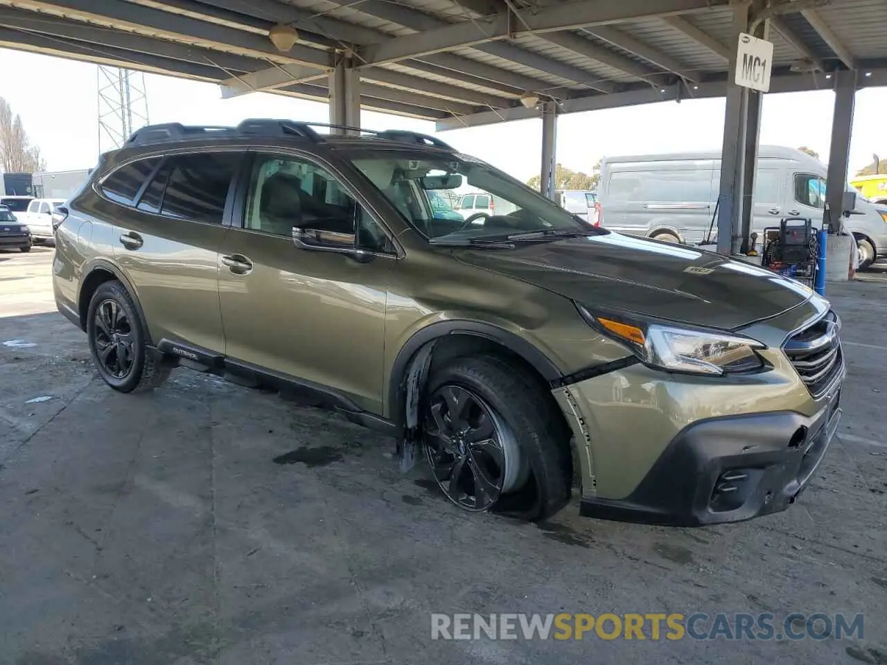 4 Photograph of a damaged car 4S4BTGLD4M3227019 SUBARU OUTBACK 2021