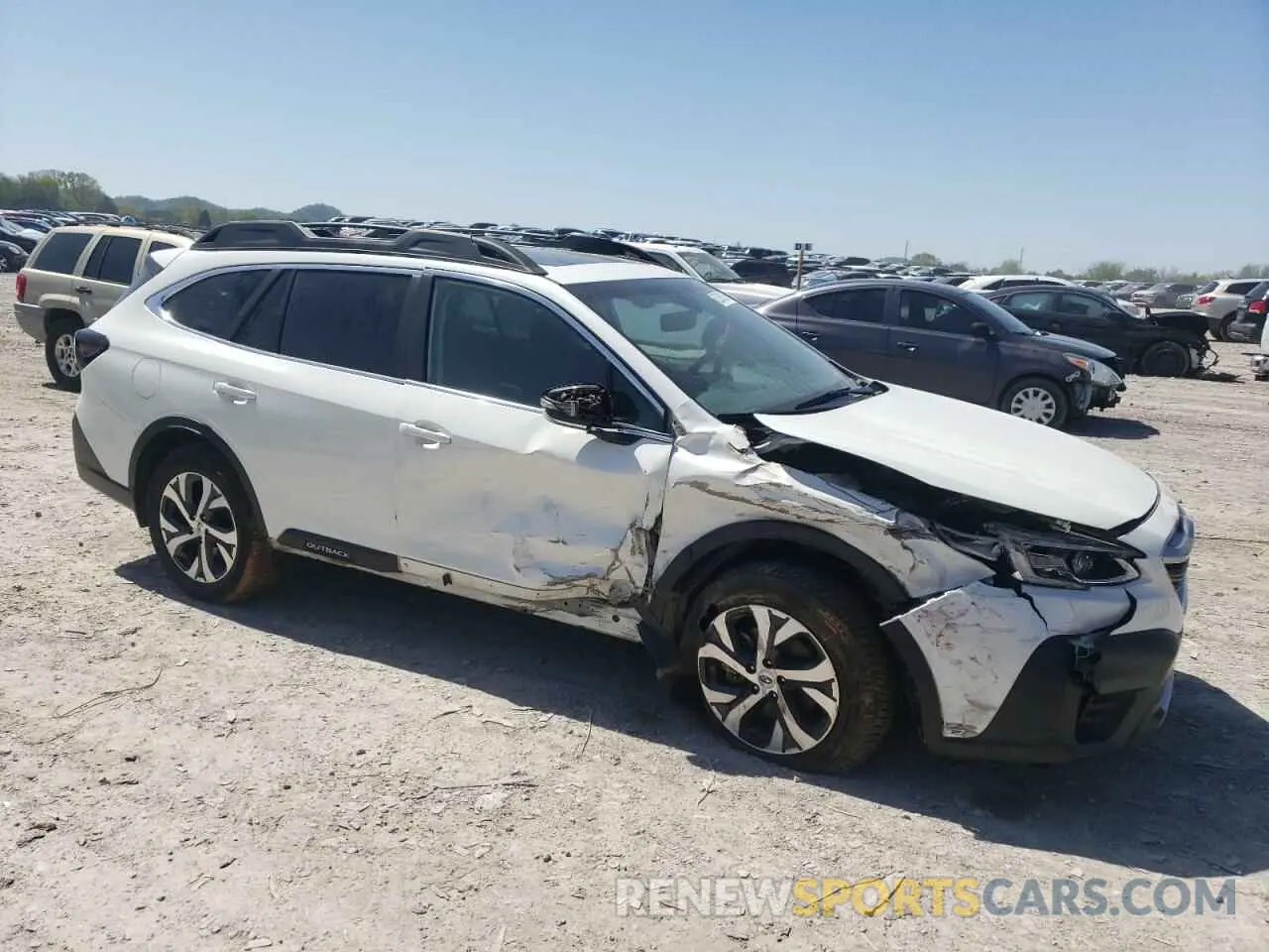 4 Фотография поврежденного автомобиля 4S4BTGND1M3159159 SUBARU OUTBACK 2021