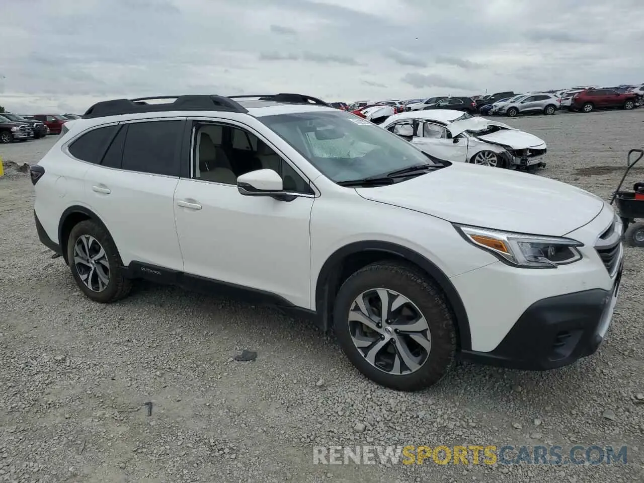 4 Photograph of a damaged car 4S4BTGND2M3157338 SUBARU OUTBACK 2021