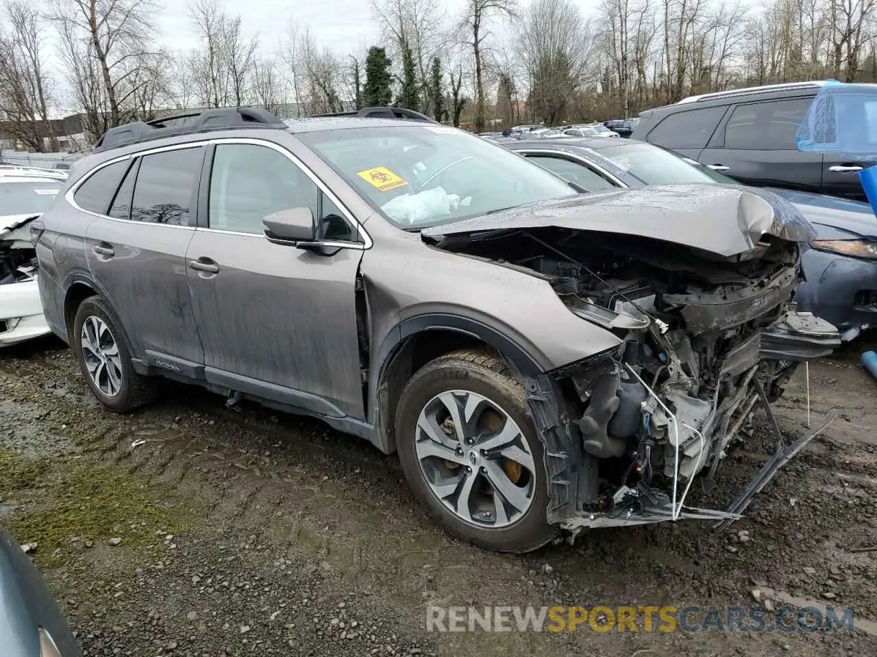 4 Photograph of a damaged car 4S4BTGND9M3100358 SUBARU OUTBACK 2021
