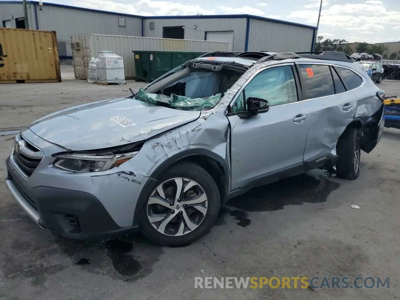 1 Photograph of a damaged car 4S4BTGNDXM3115208 SUBARU OUTBACK 2021