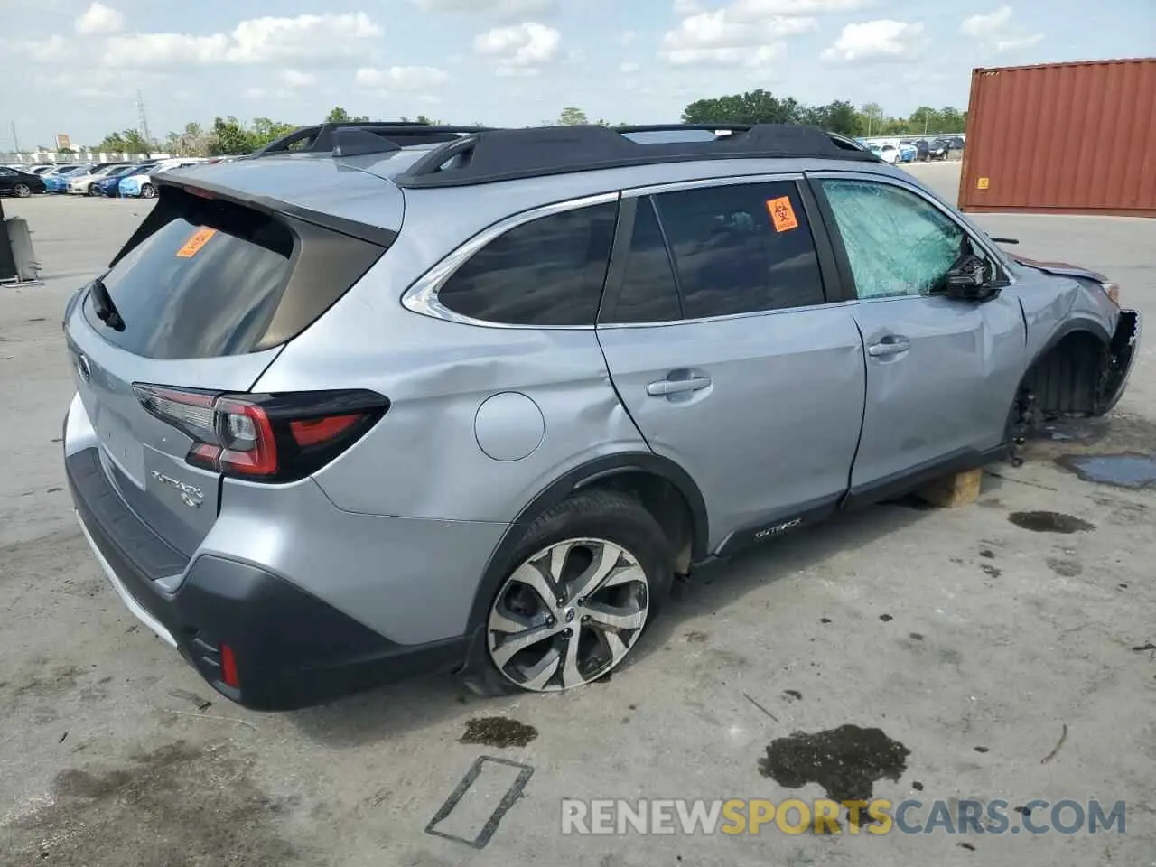 3 Photograph of a damaged car 4S4BTGNDXM3115208 SUBARU OUTBACK 2021