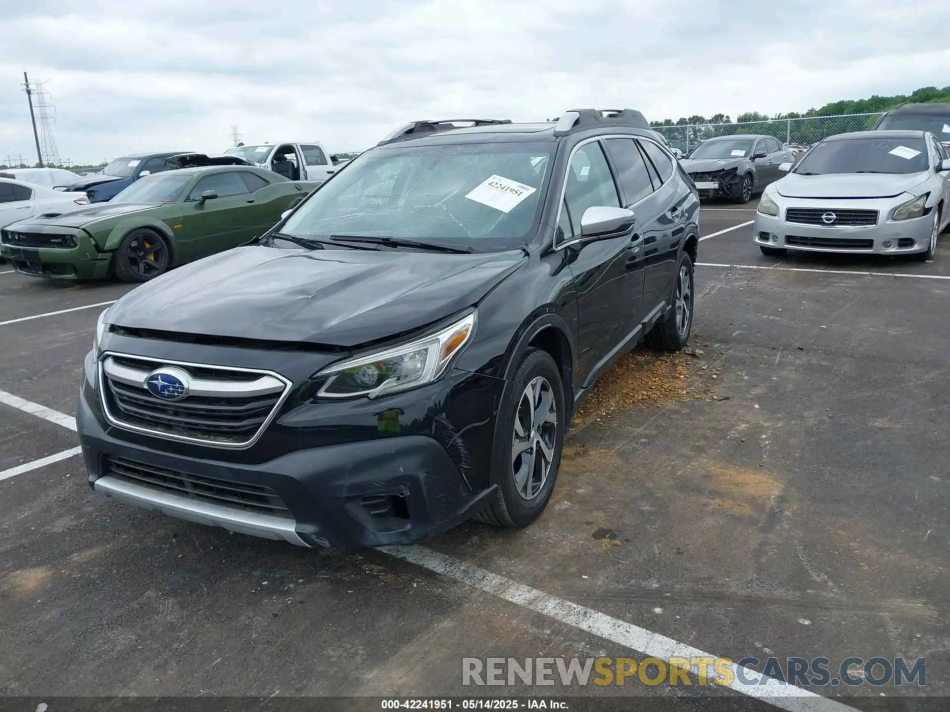 2 Photograph of a damaged car 4S4BTGPD6M3116384 SUBARU OUTBACK 2021