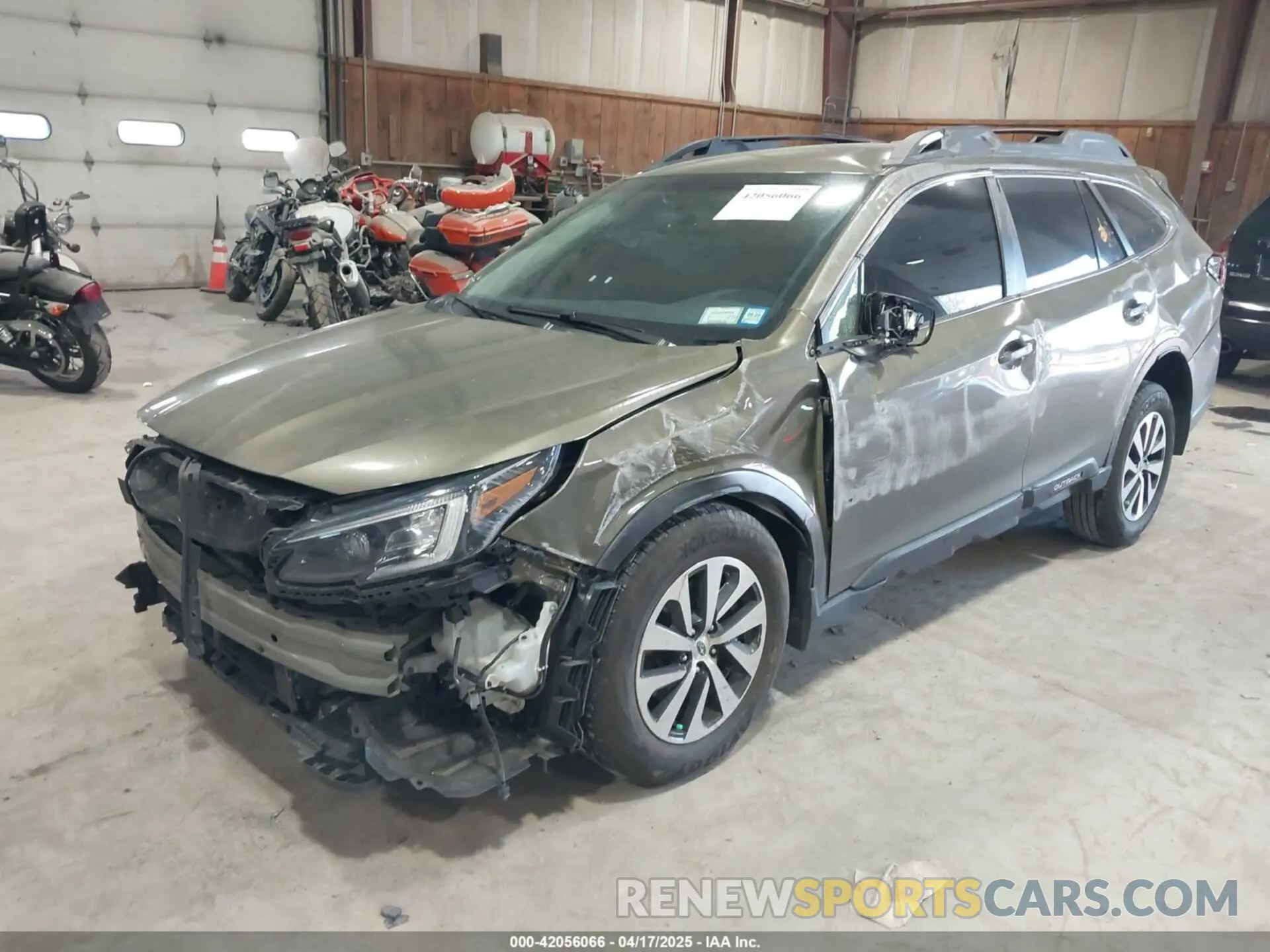 2 Photograph of a damaged car 4S4BTACC2N3112635 SUBARU OUTBACK 2022