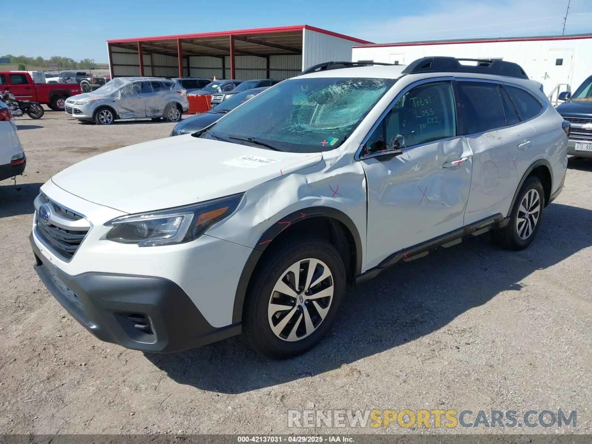 2 Photograph of a damaged car 4S4BTADC6N3267395 SUBARU OUTBACK 2022