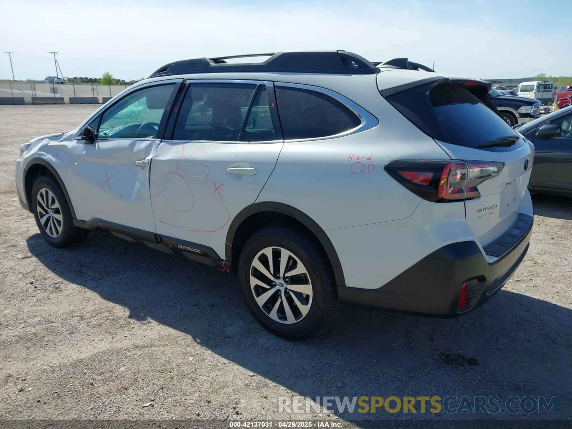 3 Photograph of a damaged car 4S4BTADC6N3267395 SUBARU OUTBACK 2022