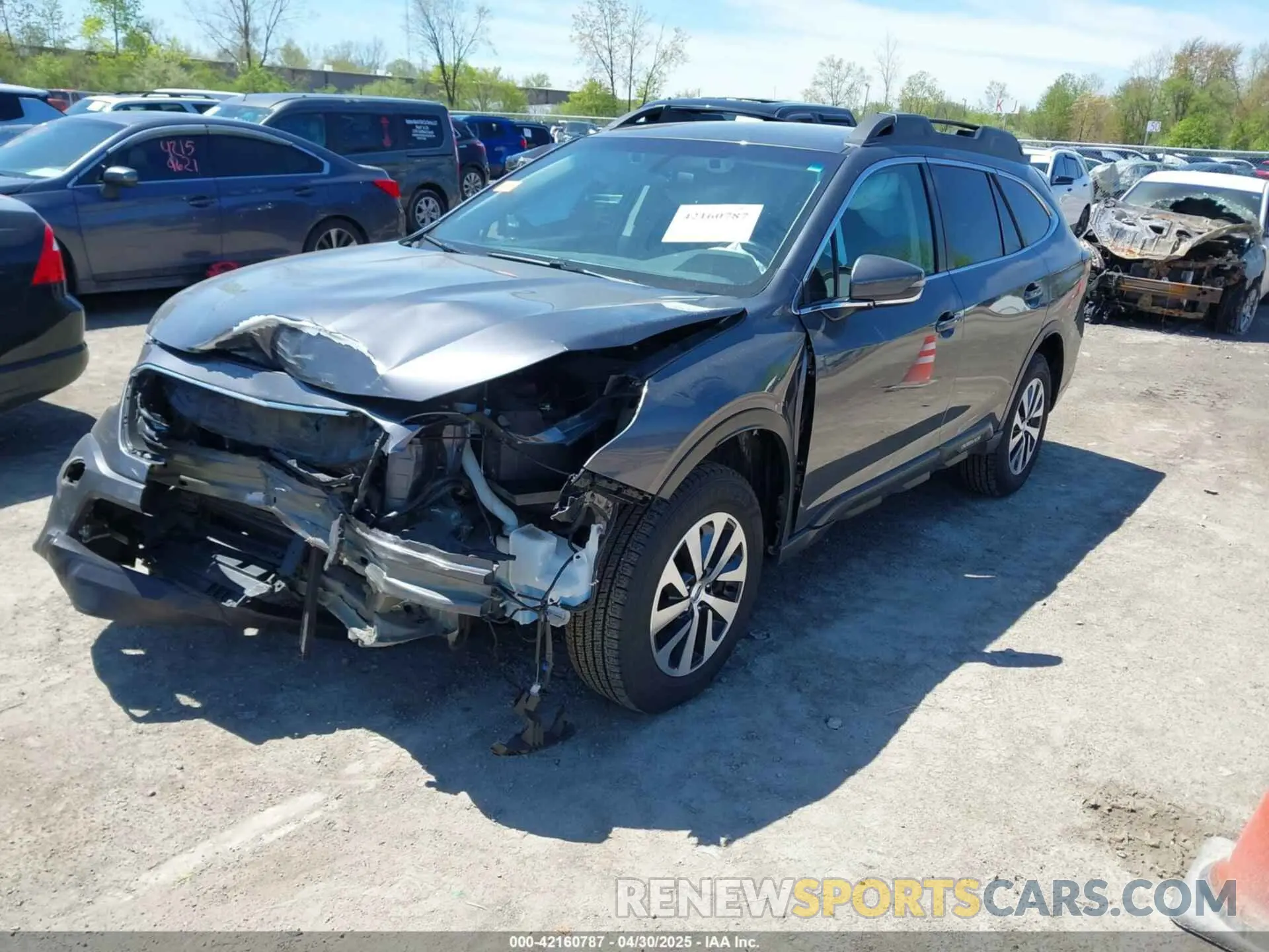 2 Фотография поврежденного автомобиля 4S4BTADC9N3235928 SUBARU OUTBACK 2022