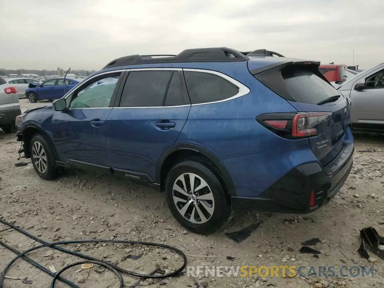 2 Photograph of a damaged car 4S4BTAFC2N3135442 SUBARU OUTBACK 2022