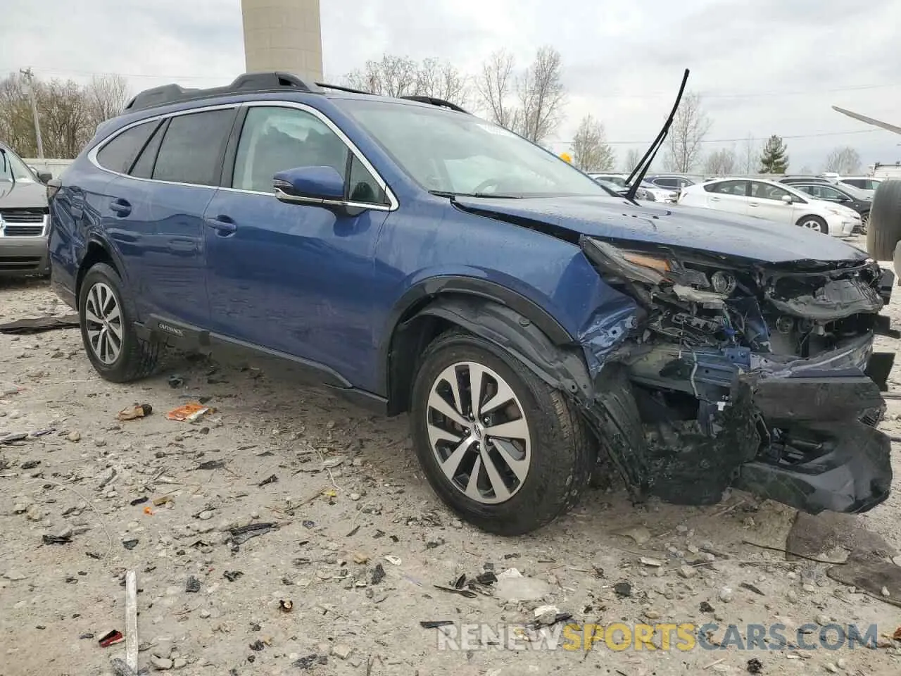 4 Photograph of a damaged car 4S4BTAFC2N3135442 SUBARU OUTBACK 2022