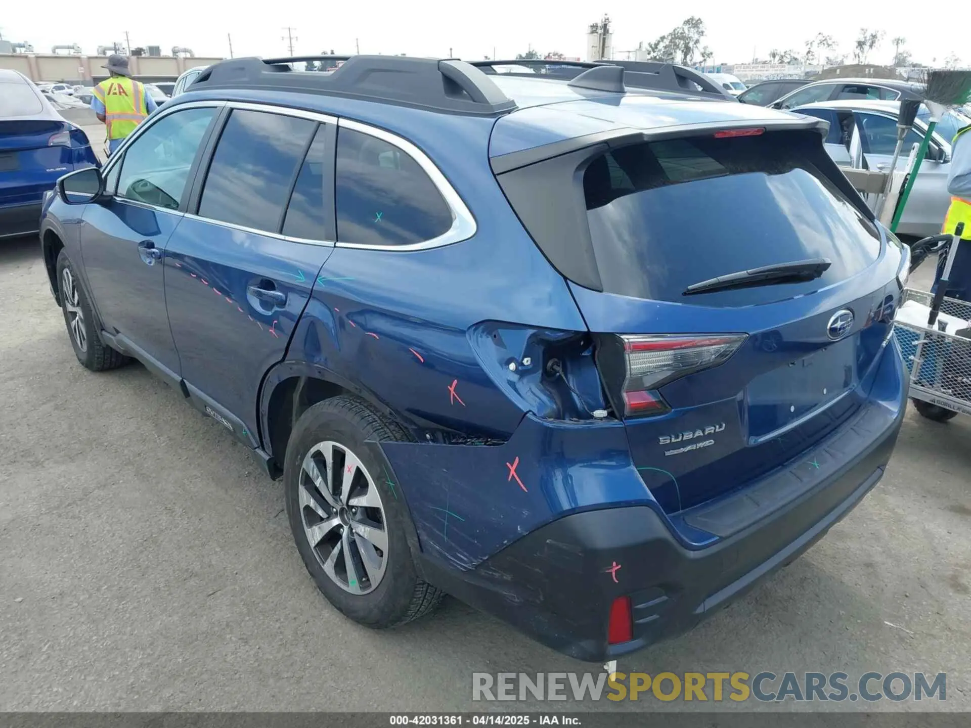 3 Photograph of a damaged car 4S4BTAFC5N3130364 SUBARU OUTBACK 2022