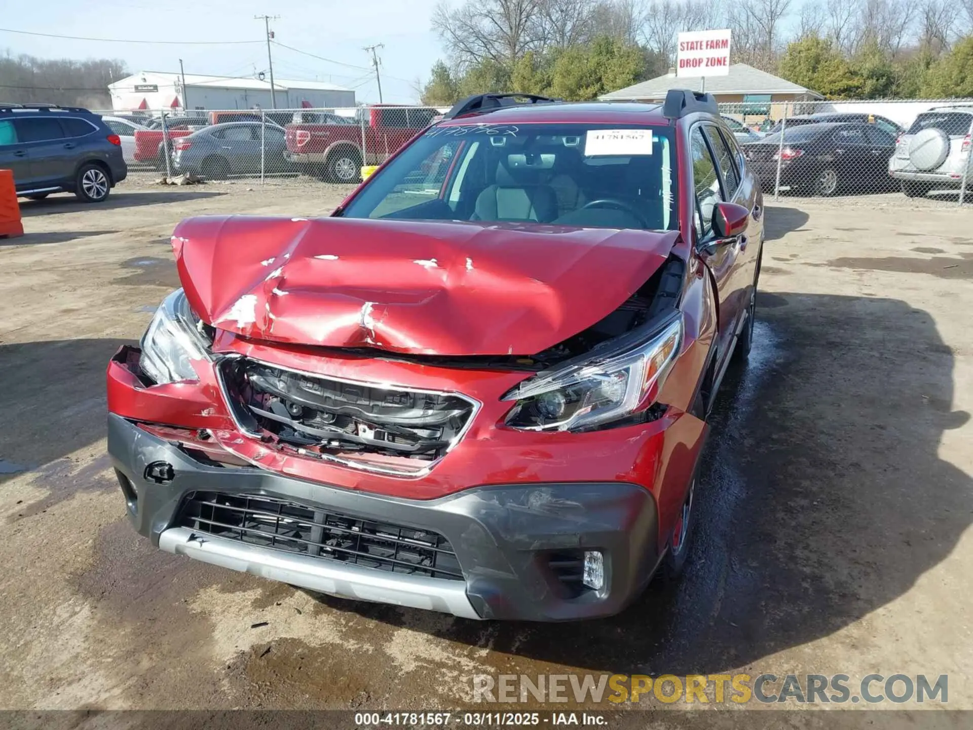 2 Photograph of a damaged car 4S4BTANC1N3215882 SUBARU OUTBACK 2022