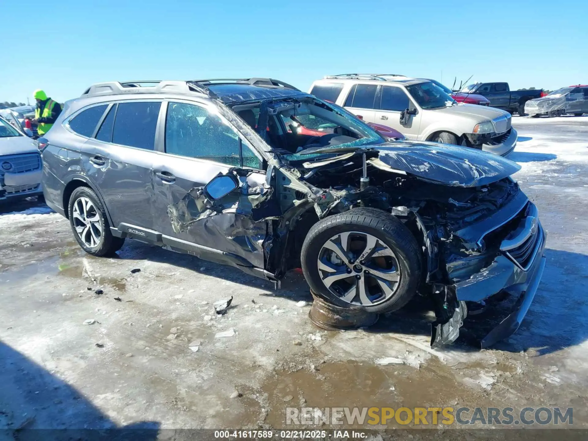 1 Photograph of a damaged car 4S4BTANC2N3111949 SUBARU OUTBACK 2022