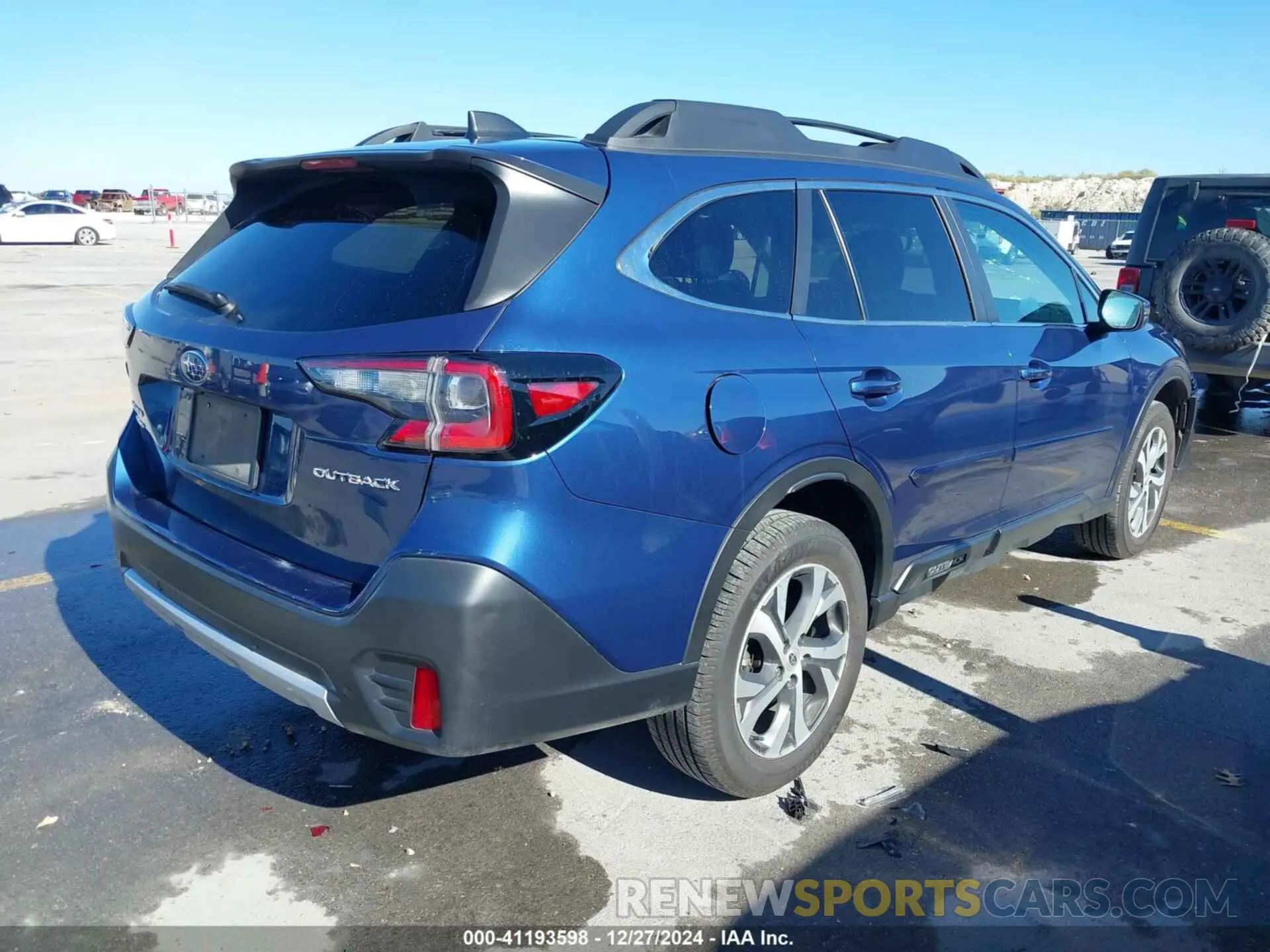 4 Фотография поврежденного автомобиля 4S4BTANC7N3201730 SUBARU OUTBACK 2022