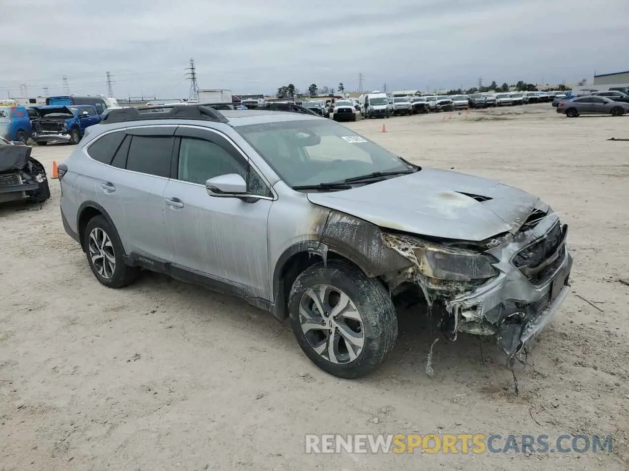 4 Фотография поврежденного автомобиля 4S4BTANC8N3101331 SUBARU OUTBACK 2022