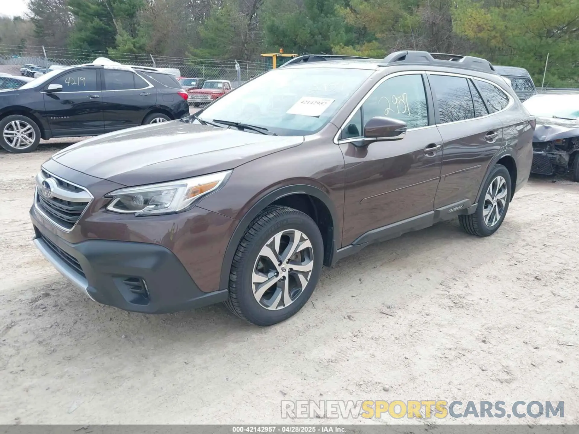 2 Photograph of a damaged car 4S4BTANC8N3197171 SUBARU OUTBACK 2022
