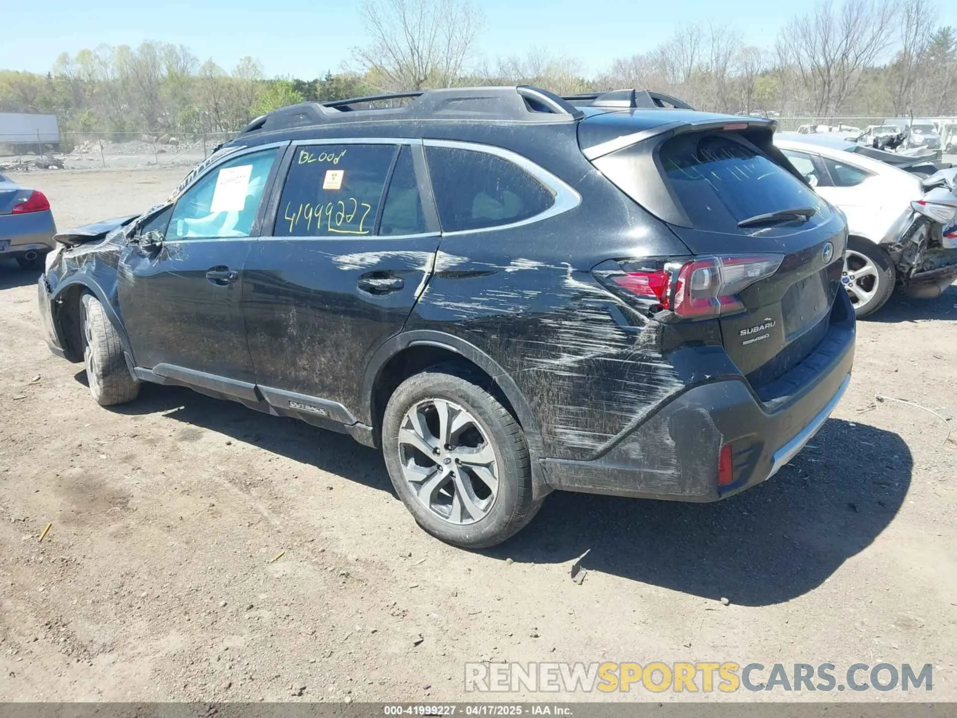 3 Photograph of a damaged car 4S4BTANCXN3154077 SUBARU OUTBACK 2022