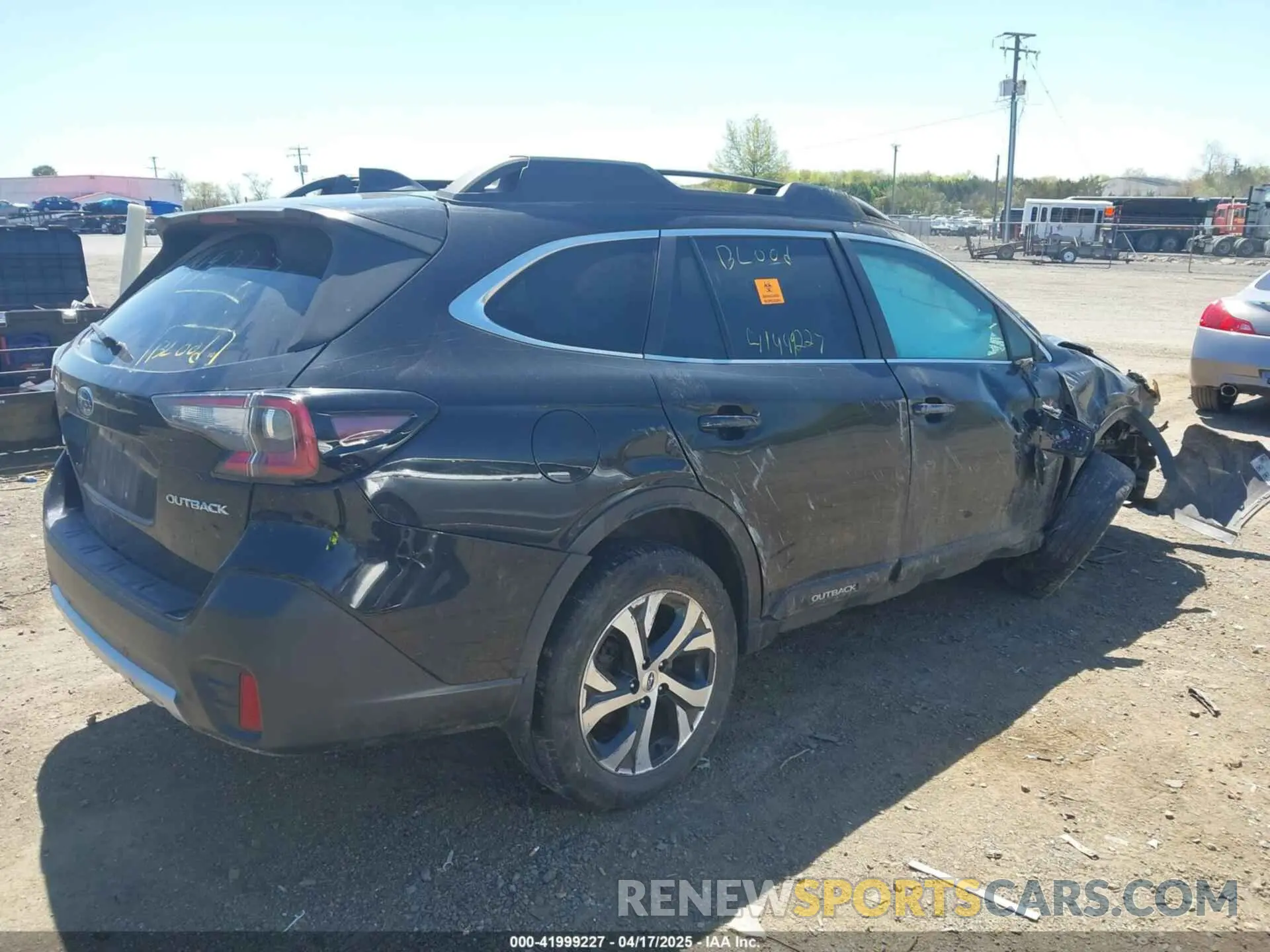 4 Photograph of a damaged car 4S4BTANCXN3154077 SUBARU OUTBACK 2022