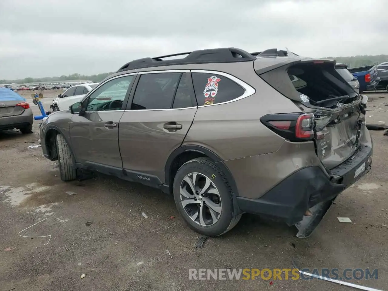 2 Photograph of a damaged car 4S4BTANCXN3200958 SUBARU OUTBACK 2022