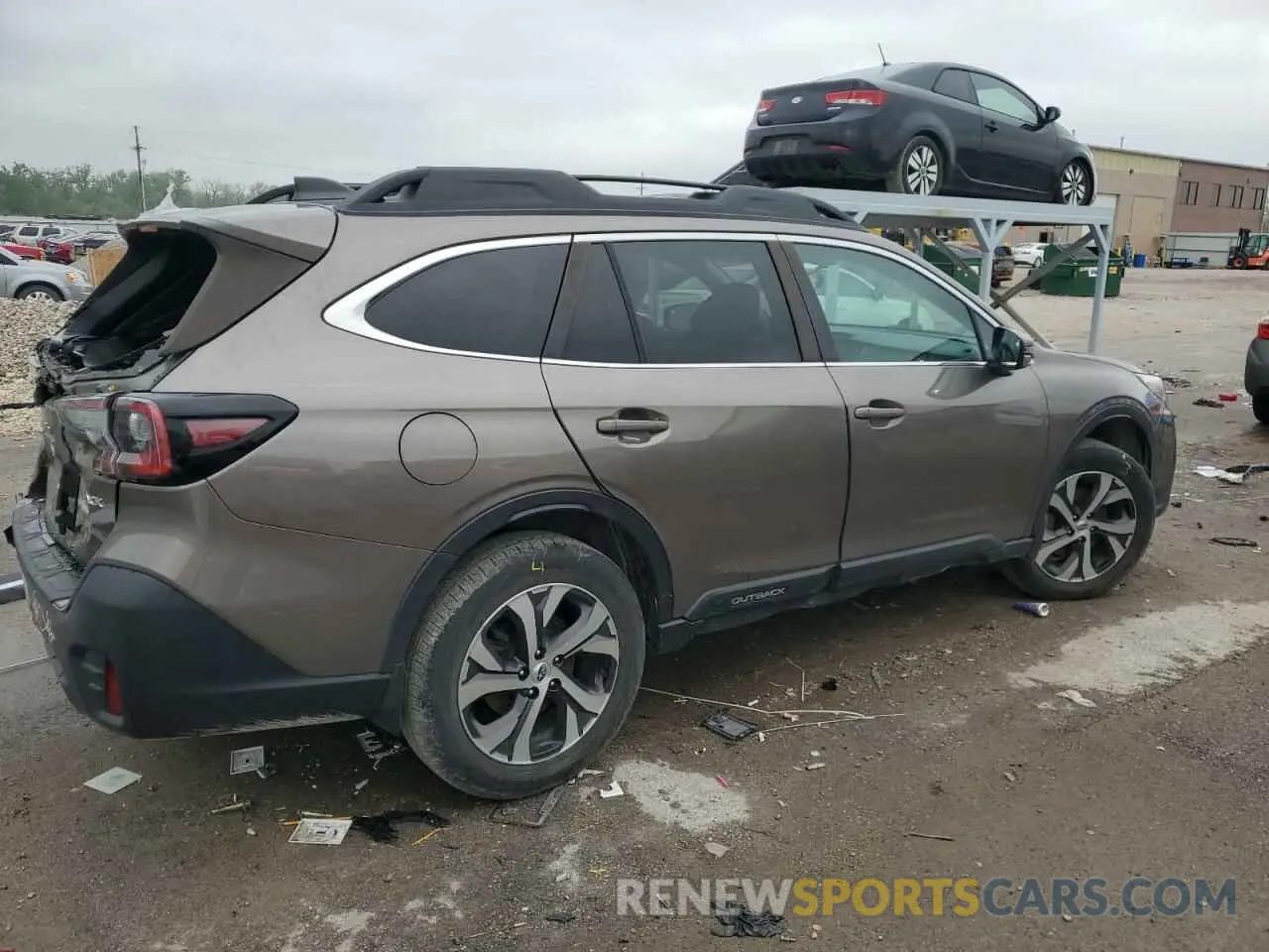 3 Photograph of a damaged car 4S4BTANCXN3200958 SUBARU OUTBACK 2022