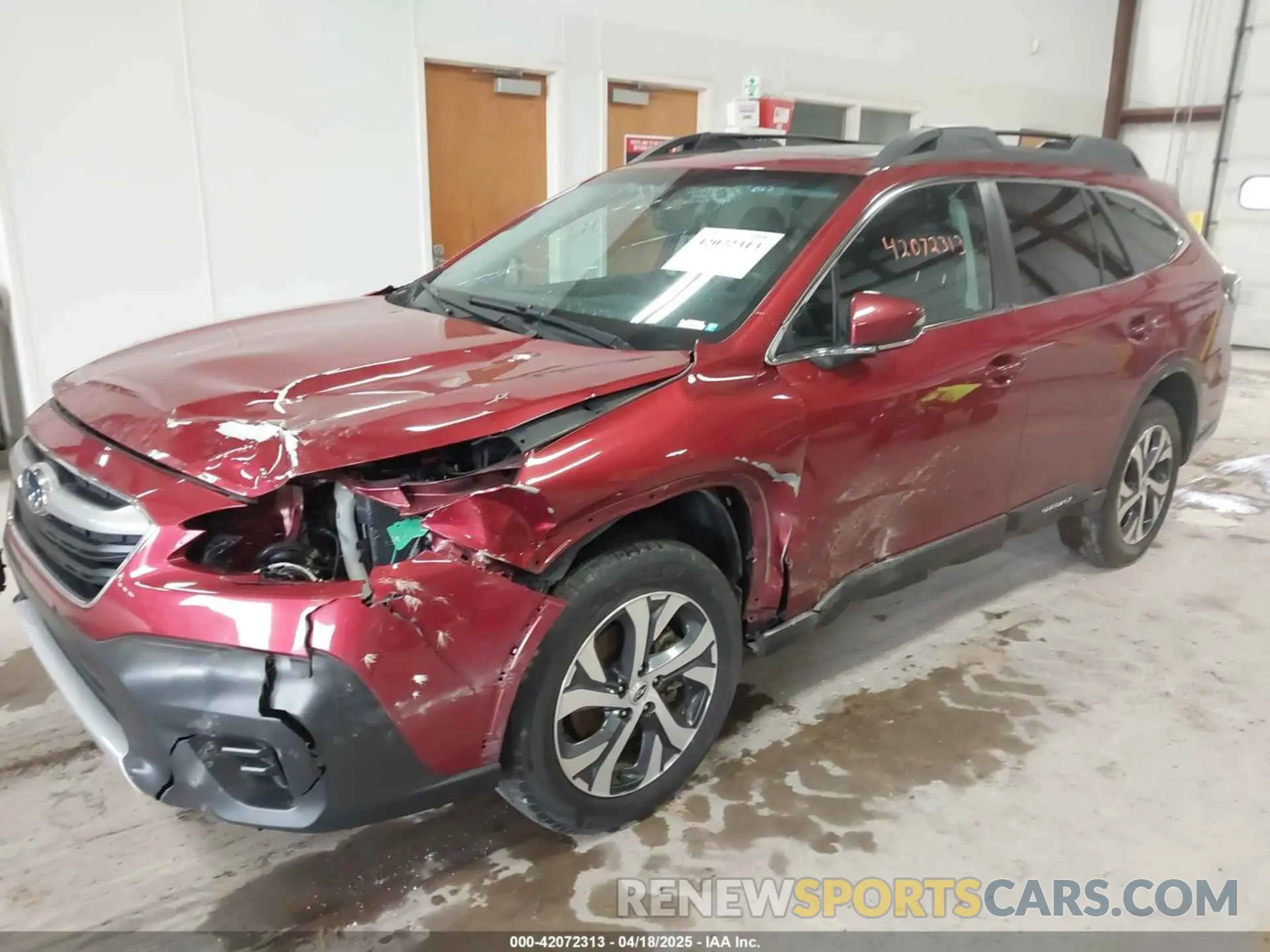 2 Фотография поврежденного автомобиля 4S4BTANCXN3228940 SUBARU OUTBACK 2022