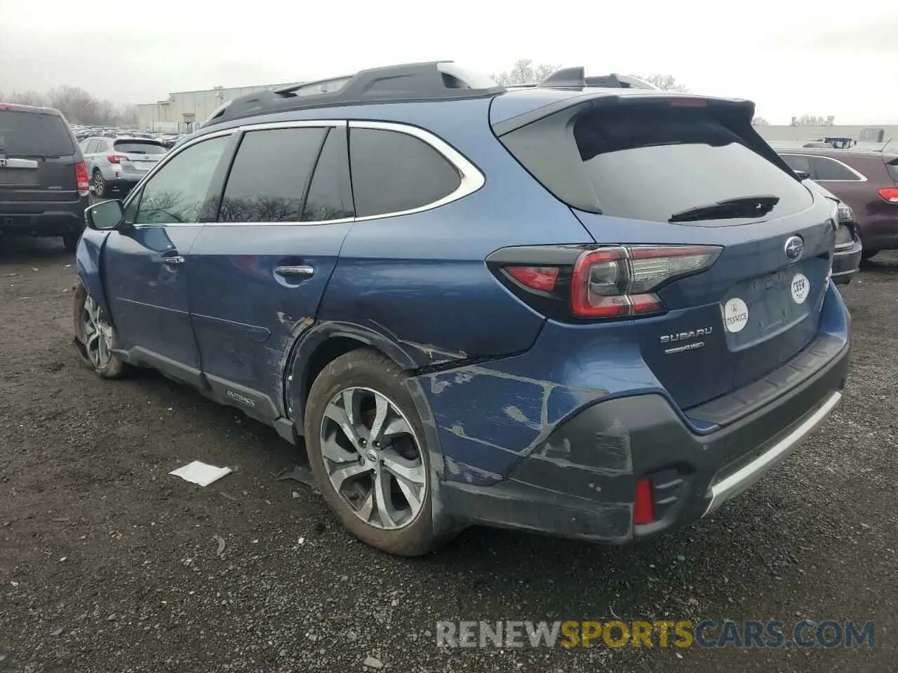 2 Photograph of a damaged car 4S4BTAPC0N3242004 SUBARU OUTBACK 2022