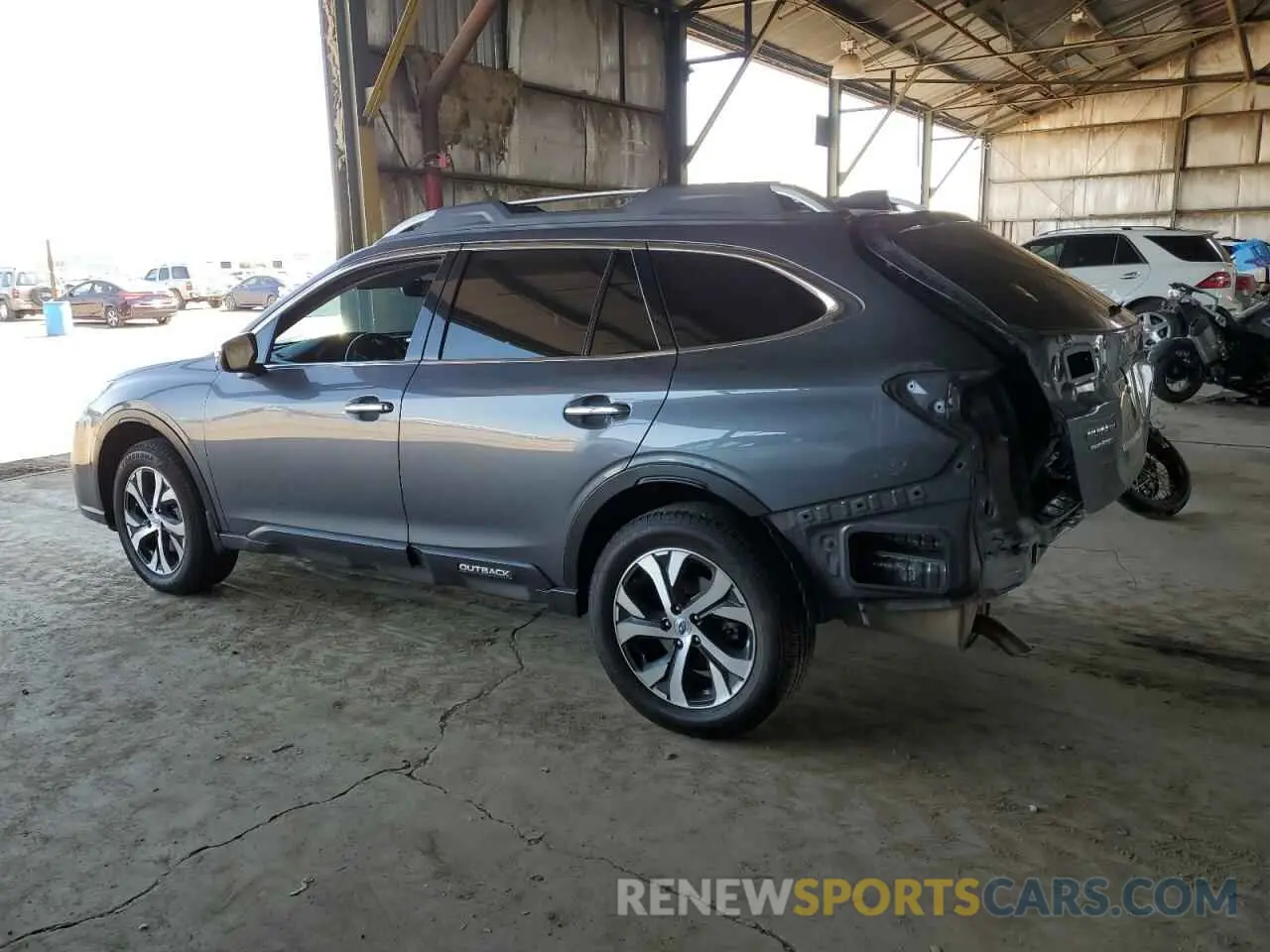 2 Photograph of a damaged car 4S4BTAPC7N3101687 SUBARU OUTBACK 2022