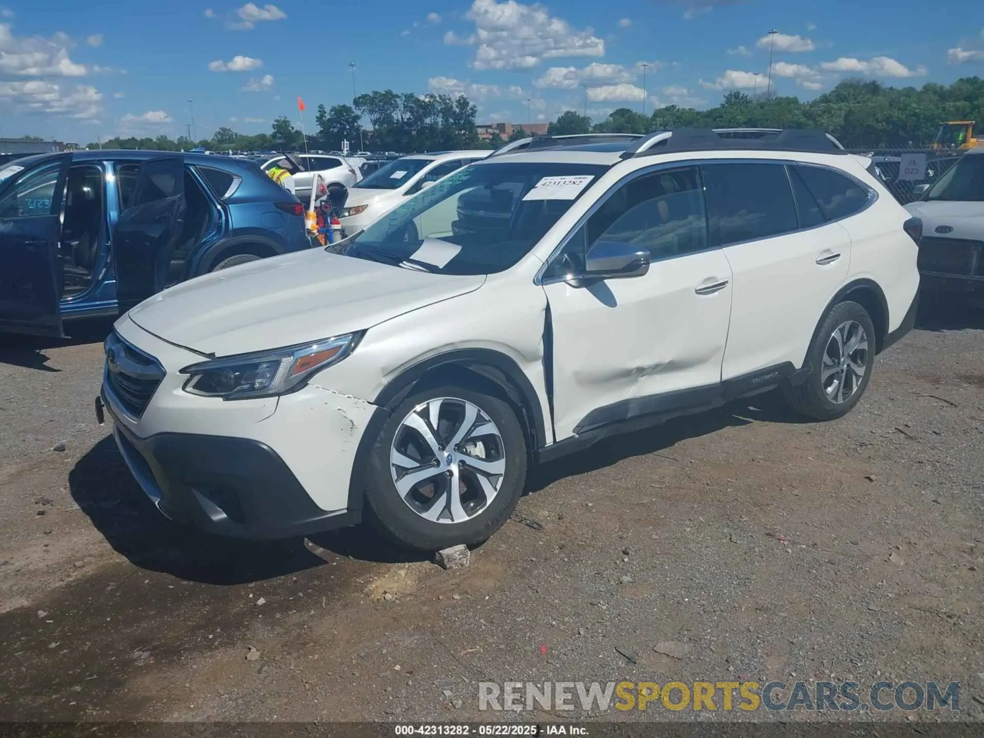 2 Photograph of a damaged car 4S4BTAPC8N3228237 SUBARU OUTBACK 2022