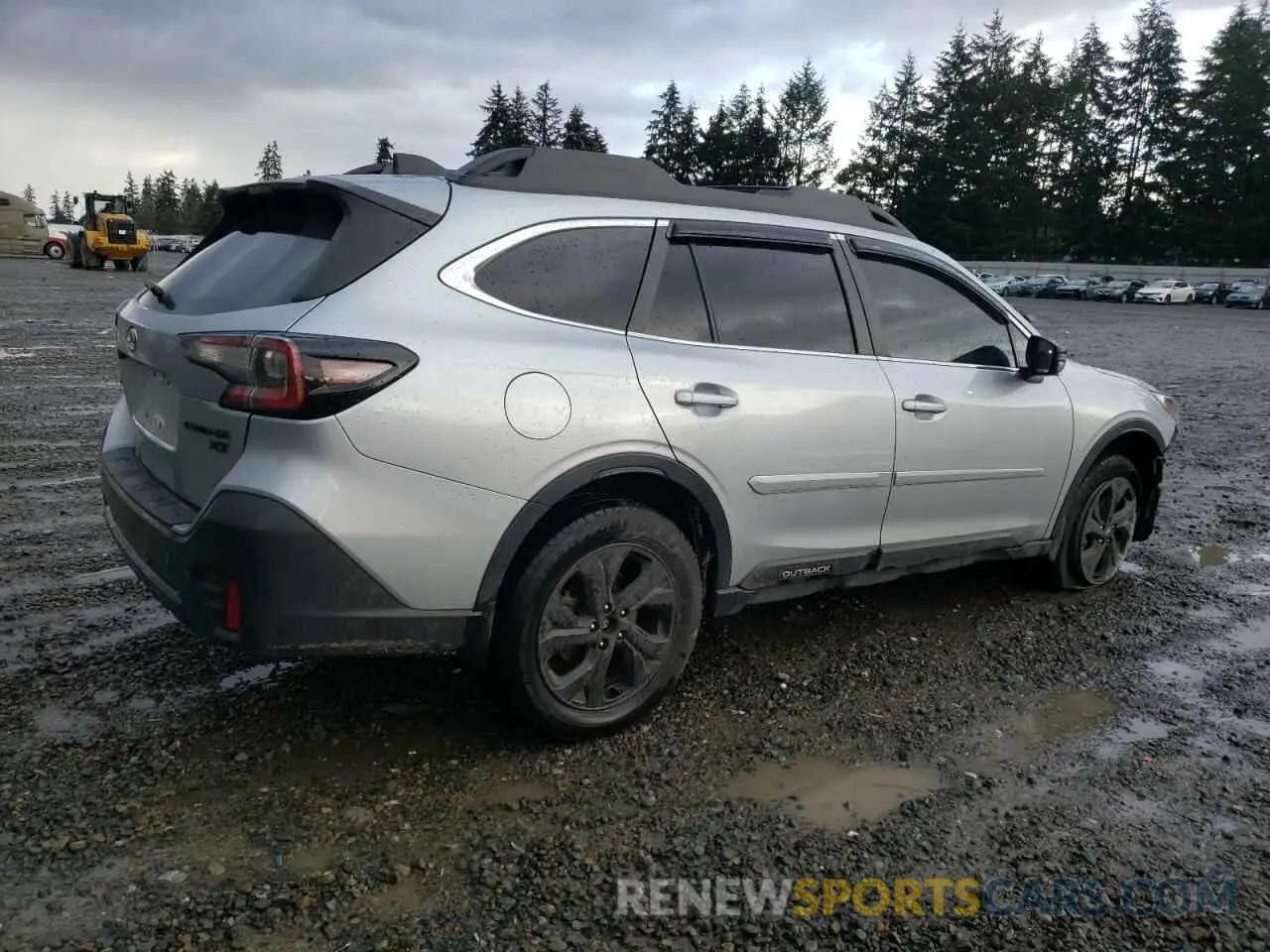 3 Photograph of a damaged car 4S4BTGLD8N3101019 SUBARU OUTBACK 2022