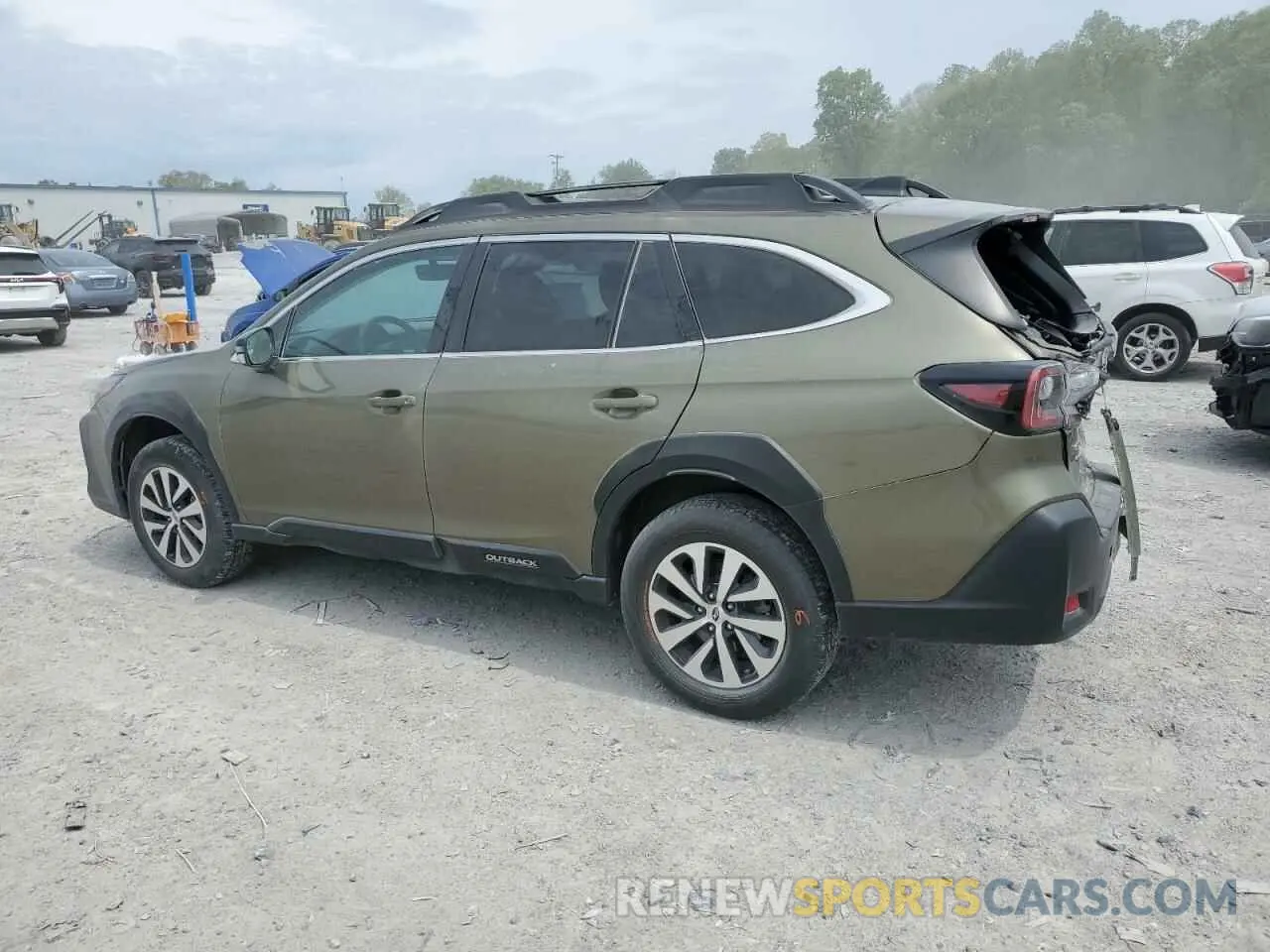 2 Photograph of a damaged car 4S4BTADC7P3129559 SUBARU OUTBACK 2023