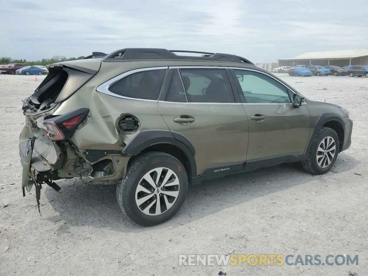 3 Photograph of a damaged car 4S4BTADC7P3129559 SUBARU OUTBACK 2023