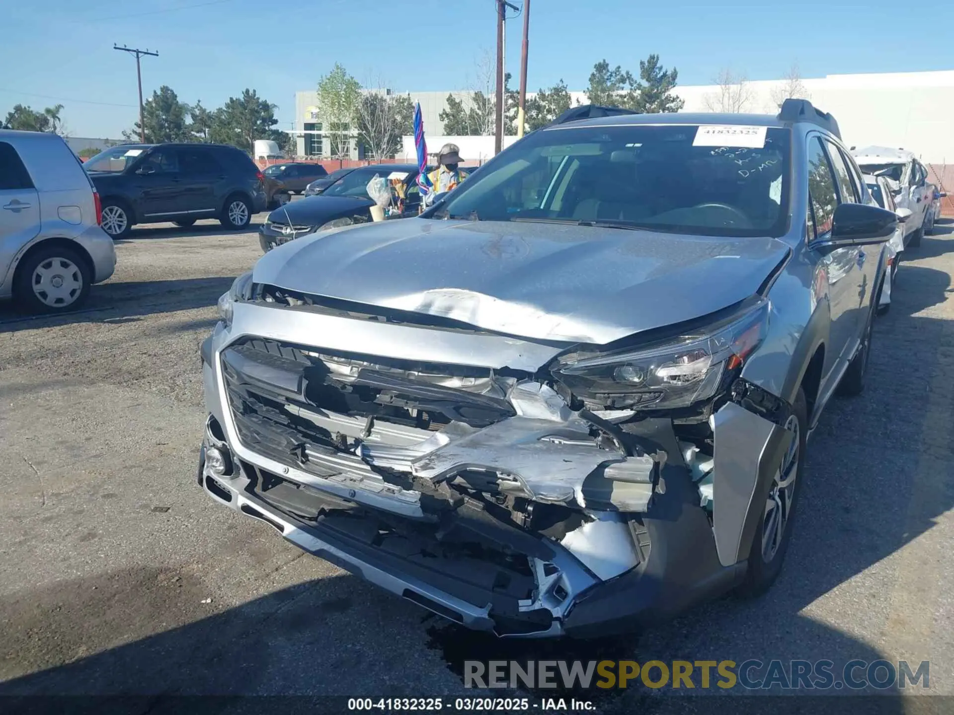 6 Photograph of a damaged car 4S4BTADC7P3223229 SUBARU OUTBACK 2023