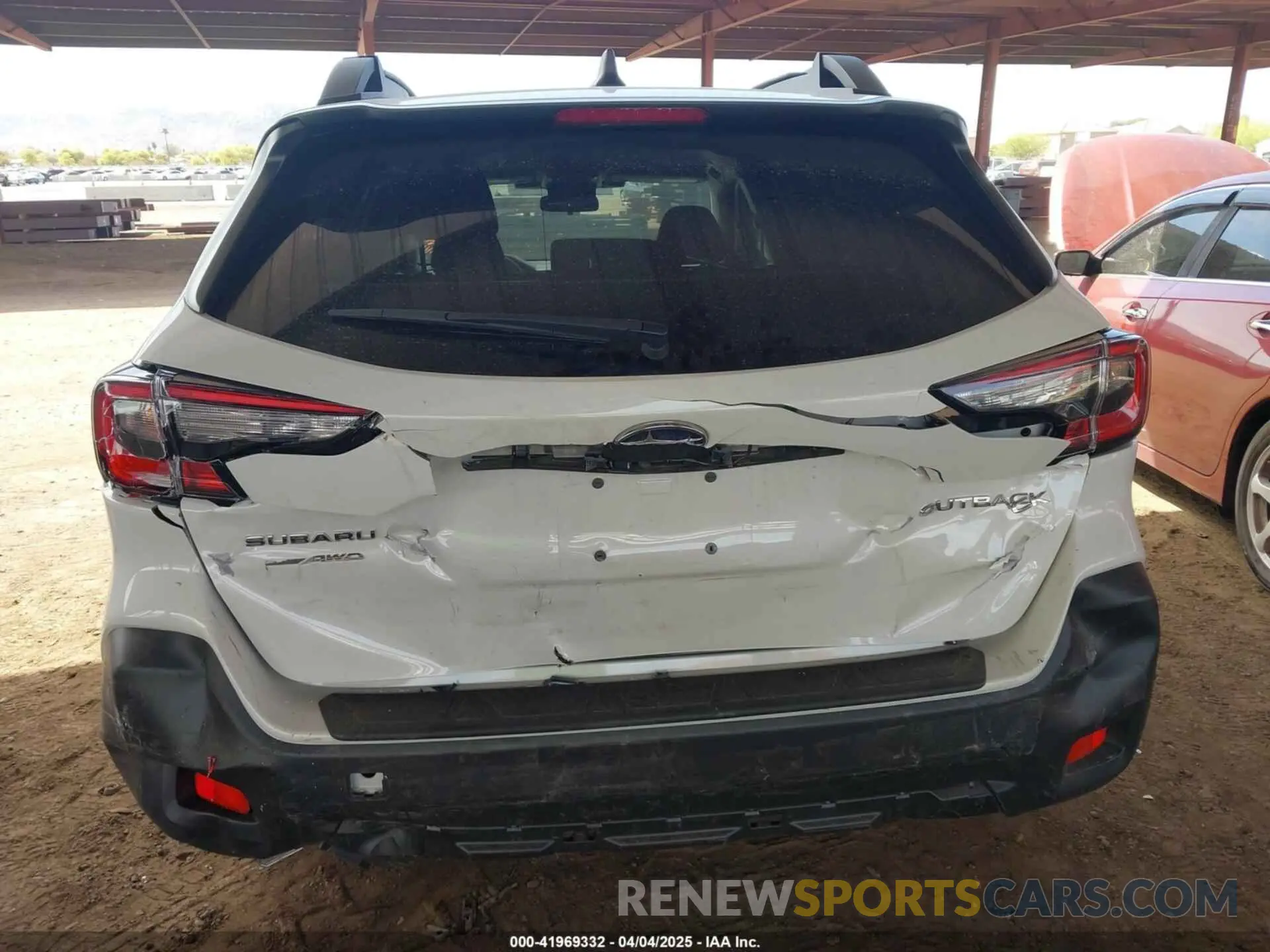 6 Фотография поврежденного автомобиля 4S4BTADC9P3174941 SUBARU OUTBACK 2023