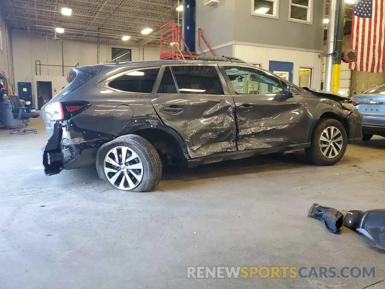 3 Фотография поврежденного автомобиля 4S4BTAFC3P3109466 SUBARU OUTBACK 2023